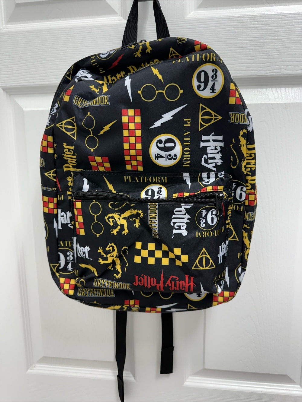 Harry Potter Gryffindor Platform 9 3/4 Hogwarts Black School Backpack